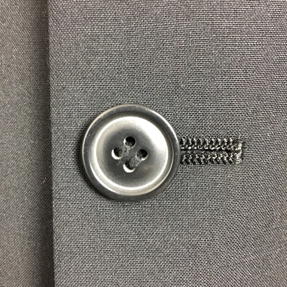 Franco Valentino 3 Button Black Blazer, 44R - Picture 3 of 8